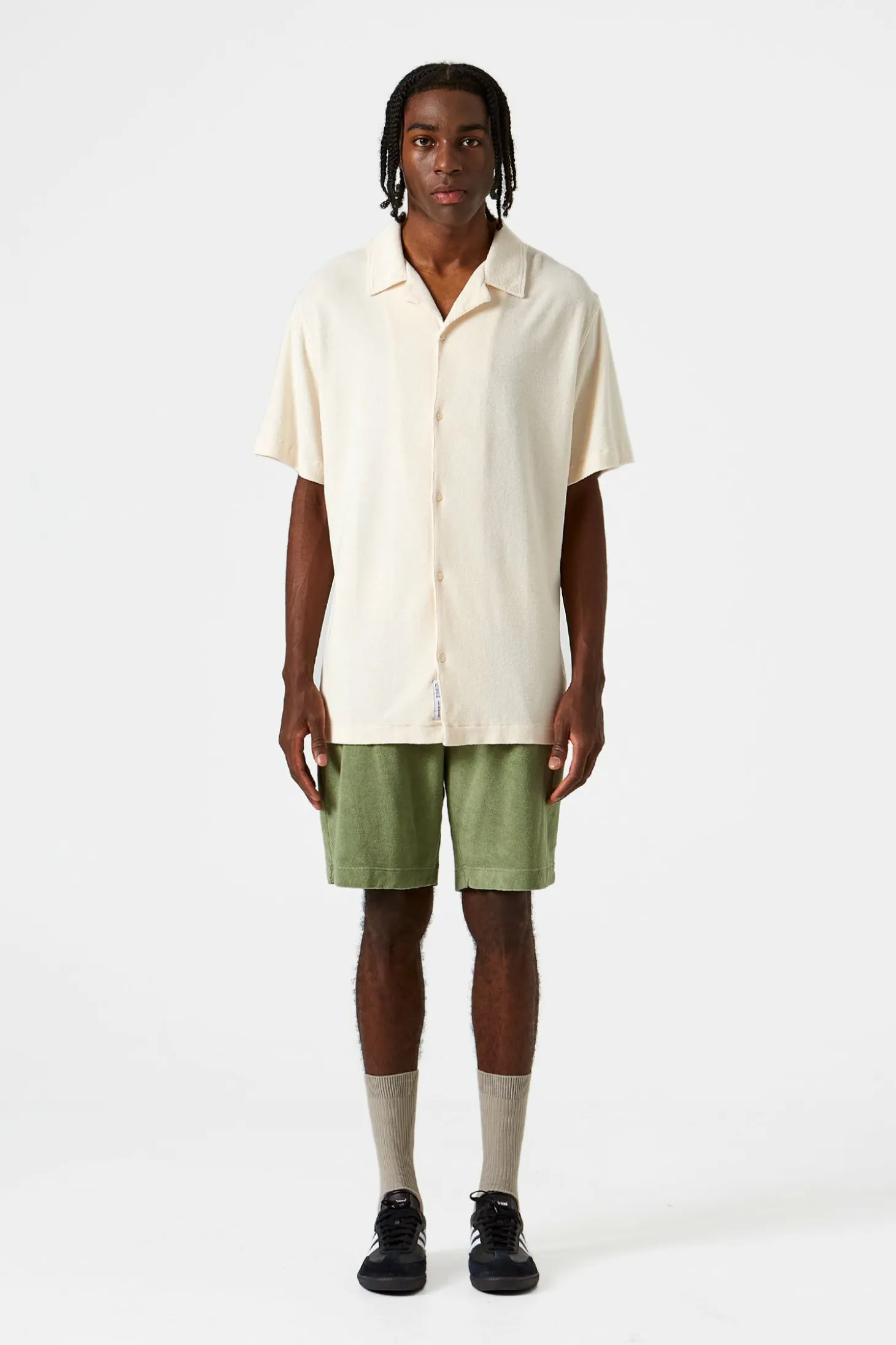 Terry Shirt Plain Off White | Edmmond Studios Fashion