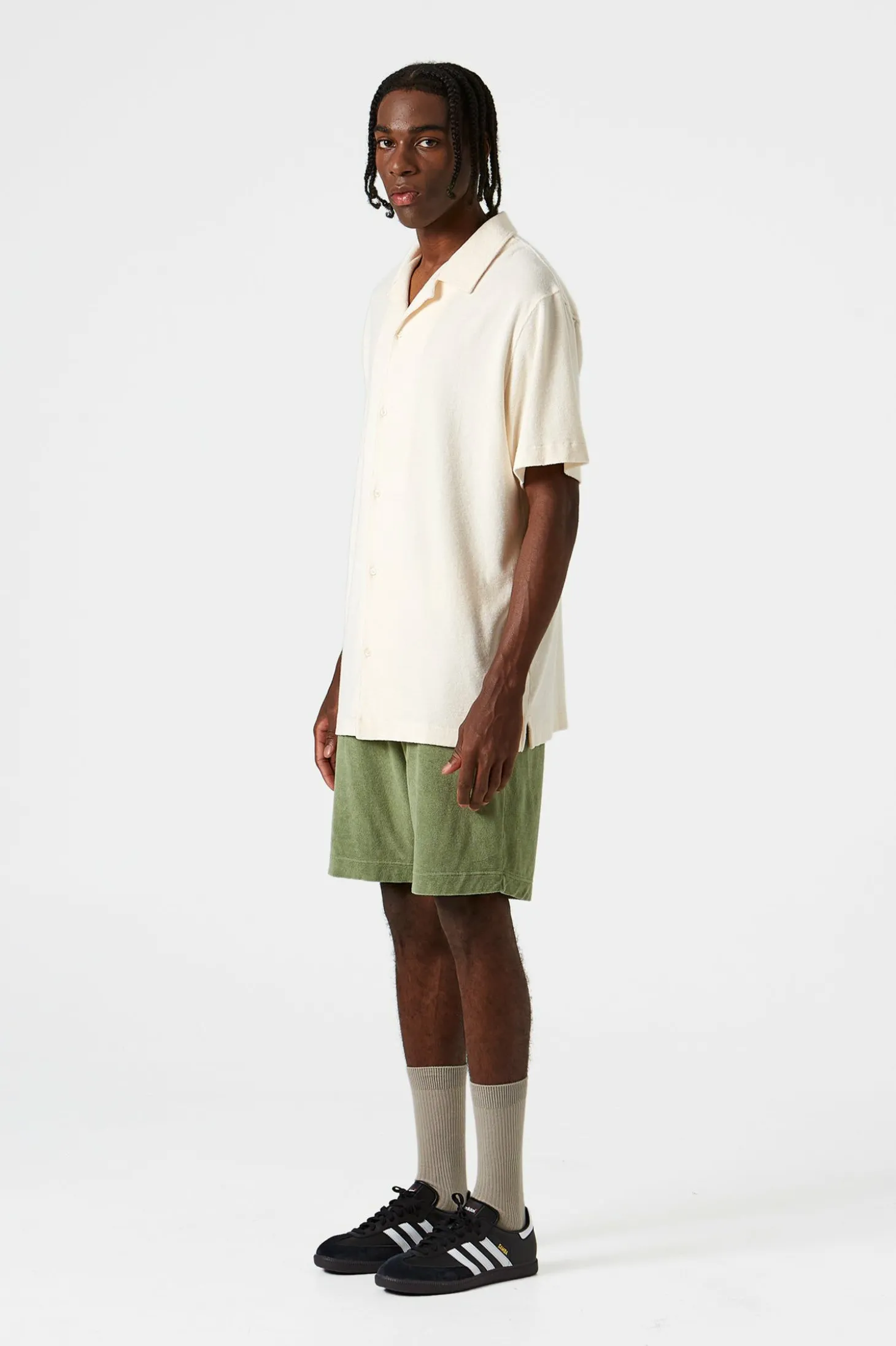 Terry Shirt Plain Off White | Edmmond Studios Fashion