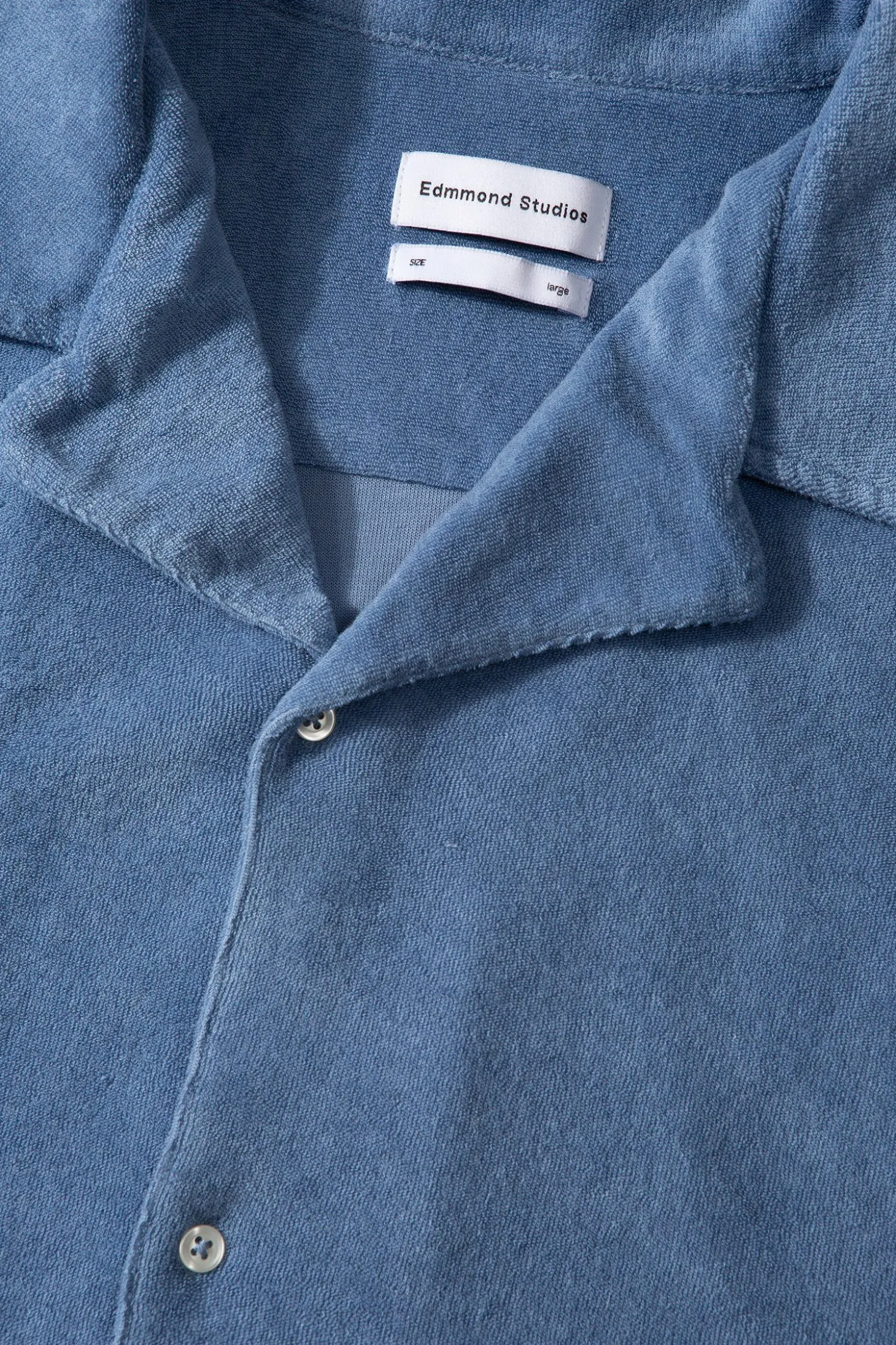 Terry Shirt Plain Steel | Edmmond Studios Sale