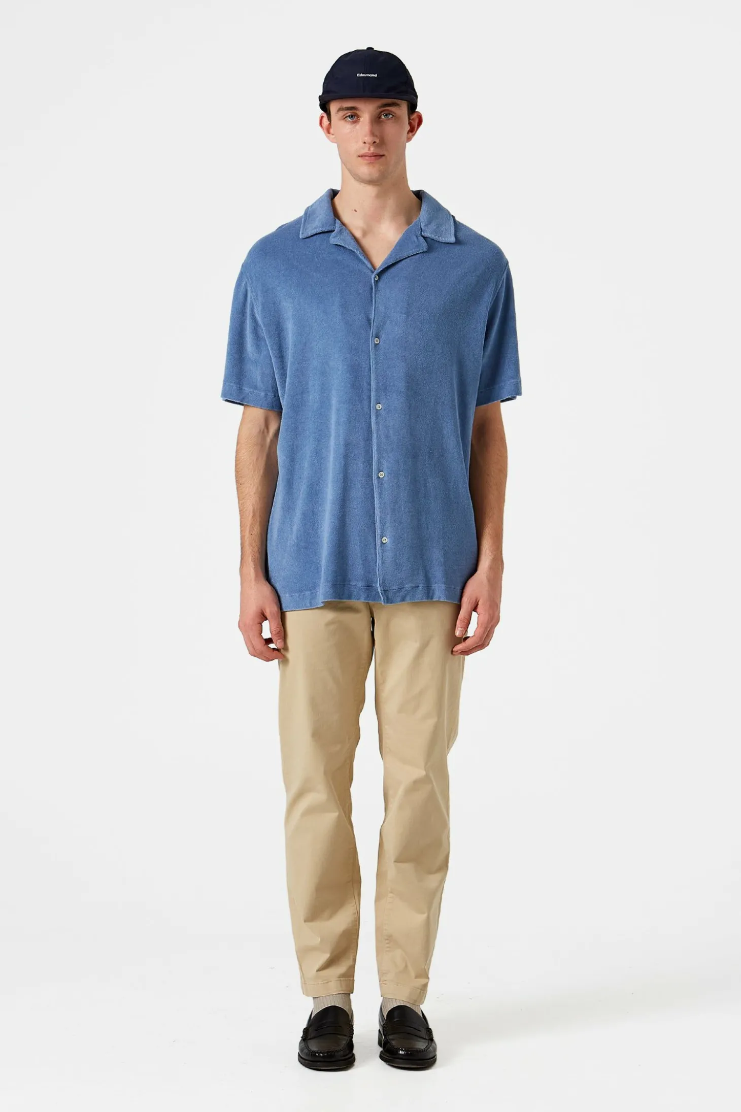 Terry Shirt Plain Steel | Edmmond Studios Sale