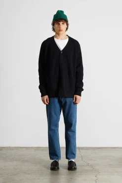 Upper Cardigan Plain Navy | Edmmond Studios Sale
