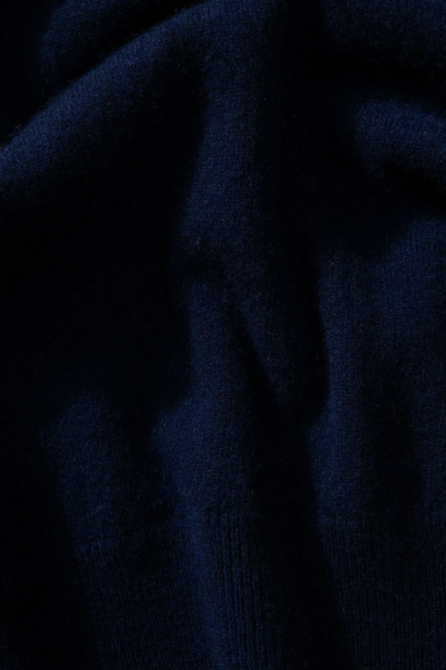 Wool Polo Plain Navy | Edmmond Studios Cheap