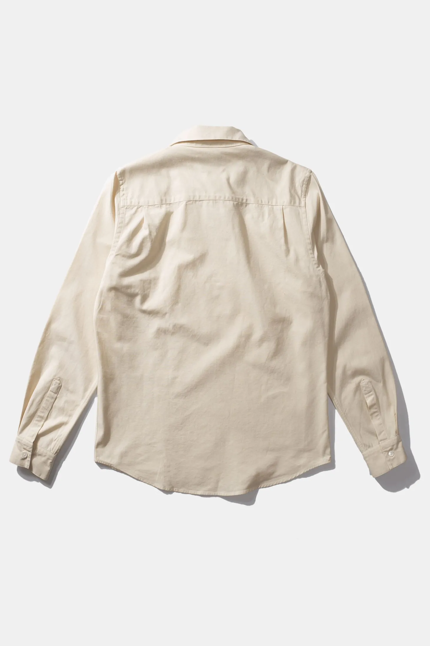 Zipped Shirt Plain Beige | Edmmond Studios Sale